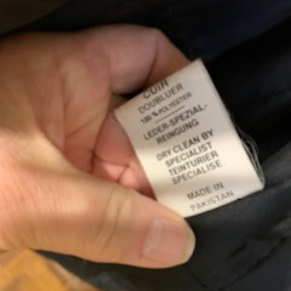 Vintage Moto Black Leather Jacket from The Antique Boutique - Picture 12 of 14